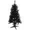 Northlight Holographic Black Slim Artificial Tinsel Halloween Tree - 4' - Black - Unlit